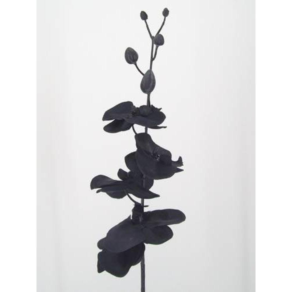 Artificial Phalaenopsis Orchid Black 90cm Artificial Flowers